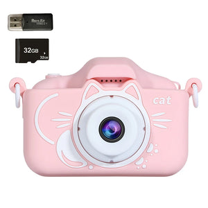 Kids Camera Toys HD Cartoon Digital Mini SLR Camera