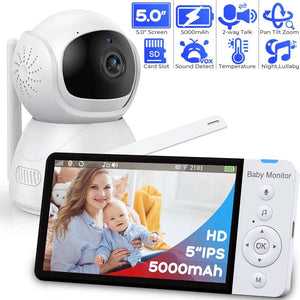 5.0 Inch Electronic Baby Monitor - Wireless Babysitter