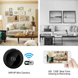 Mini Wireless Security Camera WiFi 720P HD