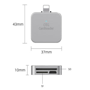 Card Reader for iPhone SD/TF Adapter