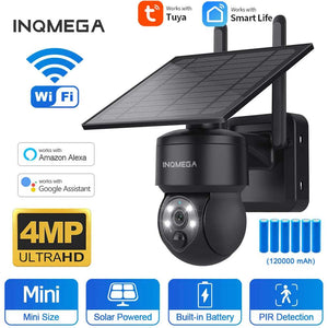 4MP Solar WiFi Security Camera with Tuya Smart Home