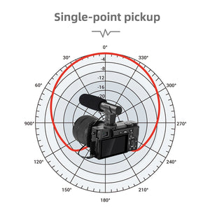 Video Recording Microphone Long Spring Cable