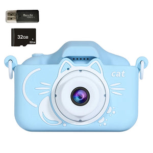 Kids Camera Toys HD Cartoon Digital Mini SLR Camera