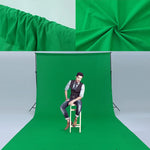 Load image into Gallery viewer, Green Screen Backdrop 3x6M Chromakey Photography Studio
