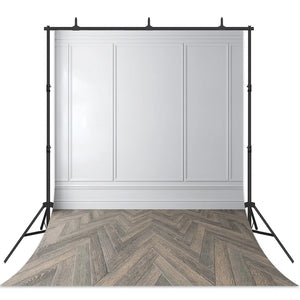 Vintage Castle European Wall Photocall Wooden Floor Backdrop