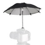 Load image into Gallery viewer, Umbrella Hot Shoe Mount Sunshade Rain Holder - DSLR Camera
