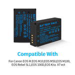 Load image into Gallery viewer, Rechargeable Camera Battery for Canon EOS M Series
