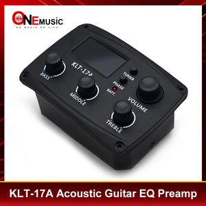 KLT-17A Acoustic Guitar EQ Preamp with Digital Tuner