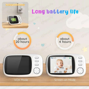 3.5" HD Electronic Baby Monitor - Night Vision