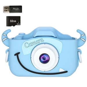 Kids Camera Toys HD Cartoon Digital Mini SLR Camera