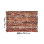 Load image into Gallery viewer, Red Brick Wall Photography Backdrop for Events
