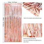 Load image into Gallery viewer, 2Pcs 2m Tinsel Curtain Party Background Decor
