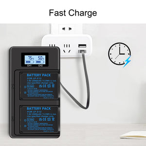 Rechargeable Camera Battery for Canon EOS M Series