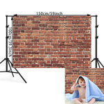 Load image into Gallery viewer, Red Brick Wall Photography Backdrop for Events
