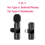 Load image into Gallery viewer, Wireless Lavalier Microphone Mini Mic for iPhone Android
