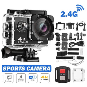 Action Camera WiFi Waterproof Sports Cam Ultra HD 4K