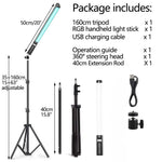 Load image into Gallery viewer, 20&quot; RGB LED Video Light Wand - Handheld Photography Stick
