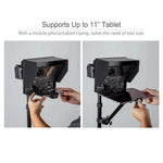 Load image into Gallery viewer, Teleprompter for iPad, Tablet, DSLR &amp; Smartphone
