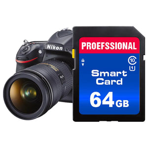 Professional Camera Memory Card 128GB 64GB 32GB Class10 UHS-I