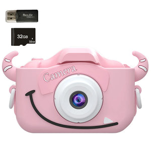 Kids Camera Toys HD Cartoon Digital Mini SLR Camera