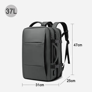 Travel Backpack Men - Large Capacity USB Business Bag