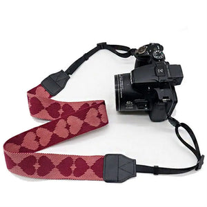 Colorful Love Heart Camera Neck Shoulder Strap