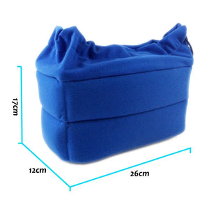 Camera Lens Case Partition Padded Bag