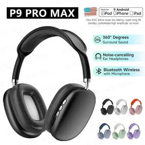 Wireless Bluetooth Headphones Noise Cancelling