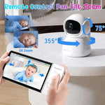 Load image into Gallery viewer, 5 Inch Baby Monitor with Camera - Night Vision
