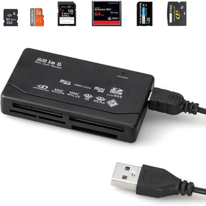 USB Memory Card Reader - SD SDHC Micro M2 MMC XD CF