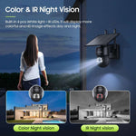 Load image into Gallery viewer, 4MP Solar WiFi Security Camera with Tuya Smart Home
