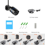 Load image into Gallery viewer, 4MP WiFi Outdoor Security Camera | 1080P Video Surveillance
