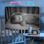 Load image into Gallery viewer, 3.5&quot; HD Electronic Baby Monitor - Night Vision
