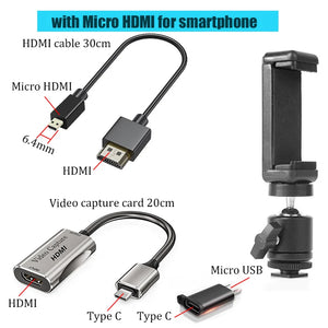 BFOLLOW HDMI Adapter for Android Phone Tablet Camera Monitor