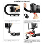 Load image into Gallery viewer, C-Shape Handheld Camera Stabilizer Bracket
