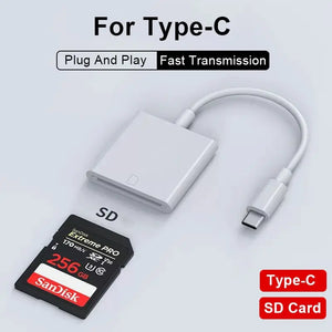 4 in 1 USB Card Reader for iPhone | Rubyframe