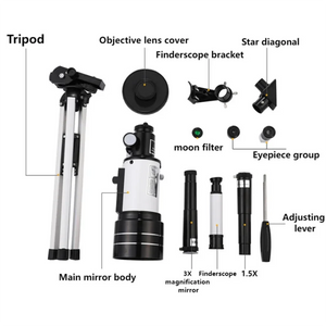 Professional Astronomical Telescope for Children's Moon Observation