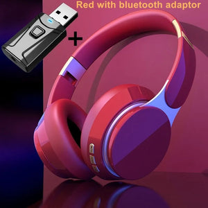 Wireless TV Headphones Bluetooth 5.0 Foldable Headset