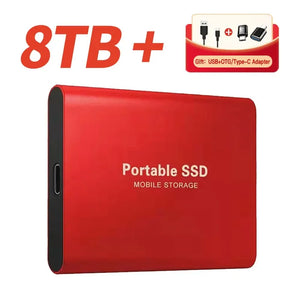 Portable SSD 1TB External Hard Drive High-speed Solid State Drive