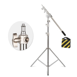 Light Stand 2.9m with Stainless Steel Cross Arm Kit