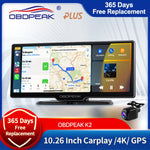 Load image into Gallery viewer, K2 10.26&quot; Dash Cam 4K Rearview Camera Carplay &amp; Android Auto
