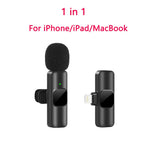 Load image into Gallery viewer, Wireless Lavalier Microphone Mini Mic for iPhone Android
