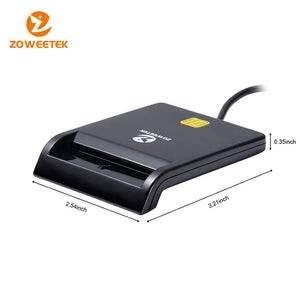 Zoweetek USB Smart Card Reader - ZW-12026-1