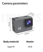 Load image into Gallery viewer, Action Camera Waterproof 4K60FPS - WiFi Anti-shake
