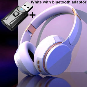 Wireless TV Headphones Bluetooth 5.0 Foldable Headset