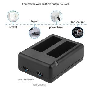 Battery Dual Charger Combo