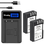 Load image into Gallery viewer, 2400mAh EN-EL9 Batteries + LED Charger for Nikon Cameras
