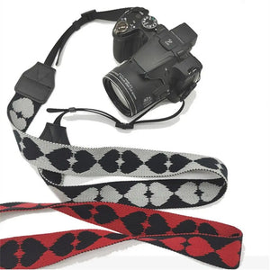 Colorful Love Heart Camera Neck Shoulder Strap