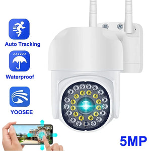 YOOSEE HD IP Camera 5MP WiFi PTZ Color Night Vision