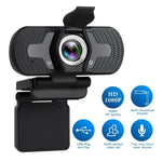 Load image into Gallery viewer, Wide Angle Autofocus Webcam with Built-in Microphone 1080P HD
